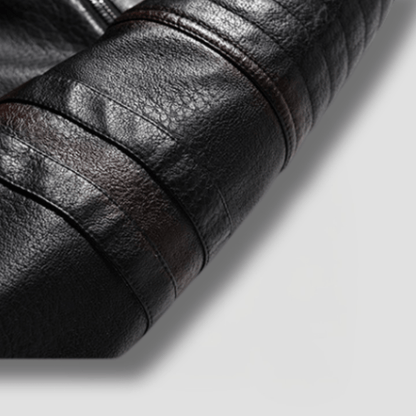 Forge Fleeced Café Racer Moto Jacket - Timeless Crafted