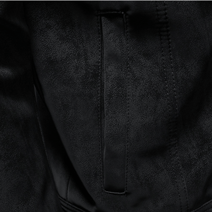 Sable Faux Suede Trucker Jacket - Timeless Crafted